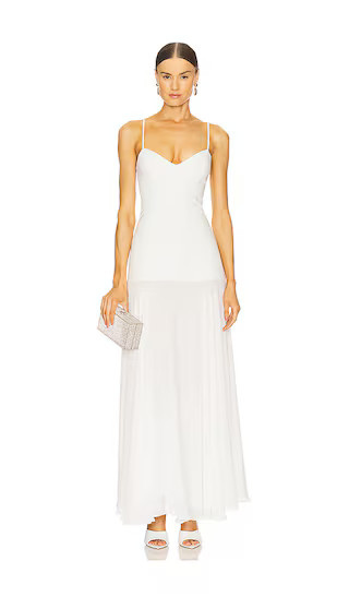 Rochelle Gown in Cream | Revolve Clothing (Global)