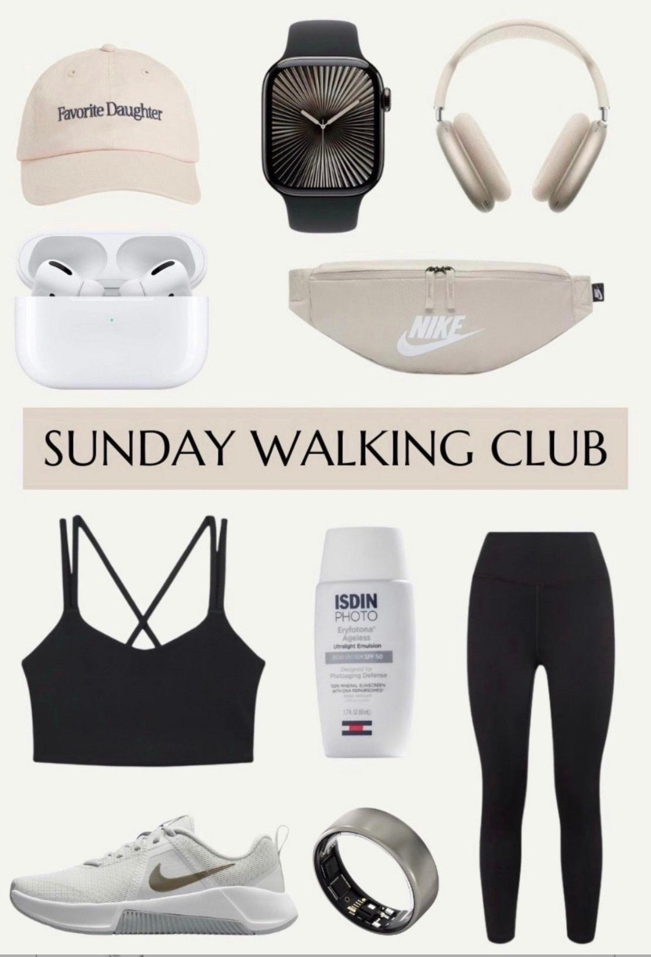 Sunday Walking Club

Everything you need for a Sunday afternoon walk. Just push play on a playlist, podcast, or audiobook of your choice. Features picks from Nike,Apple, Favorite Daughter and more.

#LTKfitnessgoals