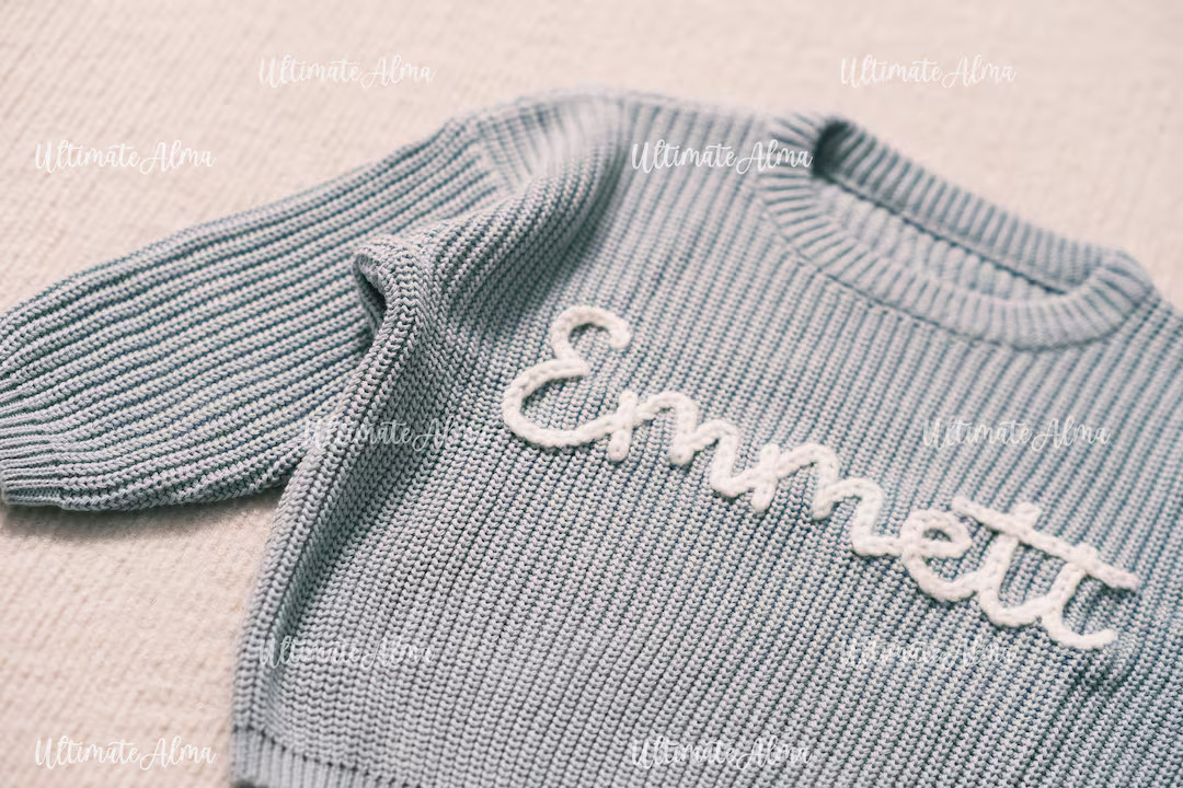 Personalized New Year Gift for Baby personalized Baby Sweater for Your Beloved Niece: Featuring N... | Etsy (US)