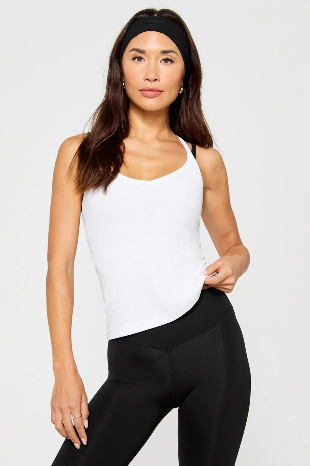 Modal Rib V-Neck Tank | Fabletics