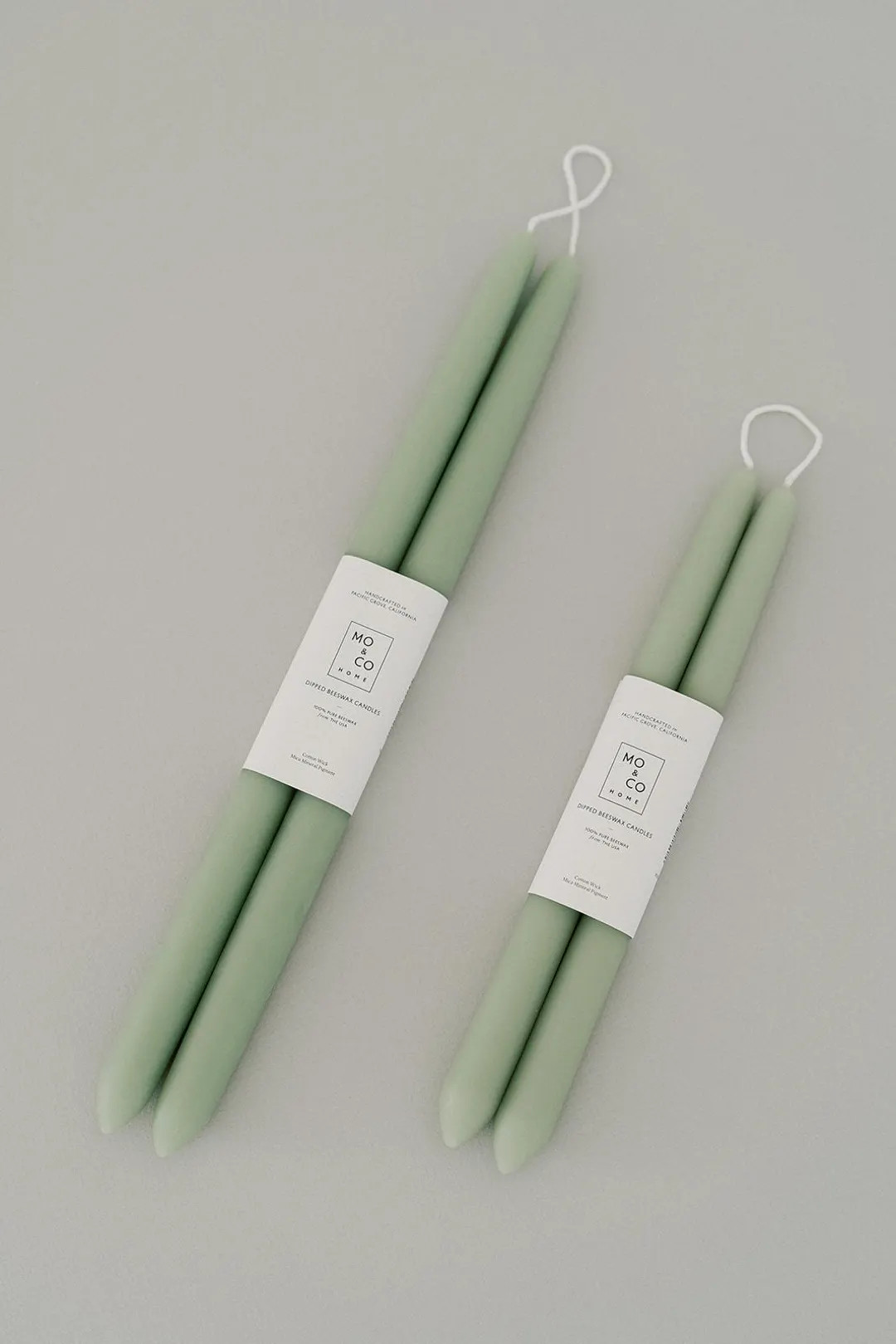 Beeswax Taper Candles Pure Beeswax, Green Eucalyptus Taper Candles, Spring Decor, Easter Table Ca... | Etsy (US)