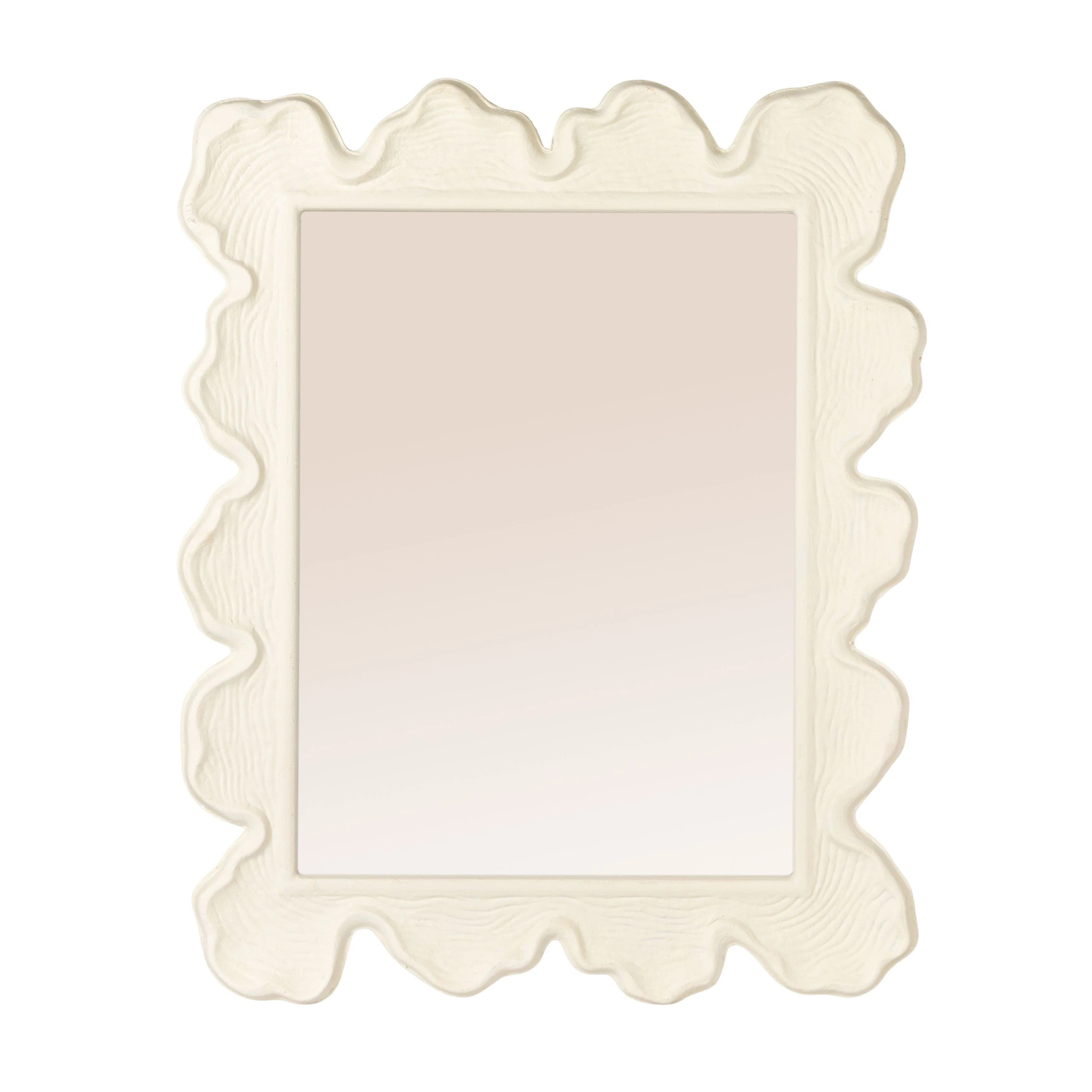 Faux Bois Metal Wall Mirror | Wayfair North America