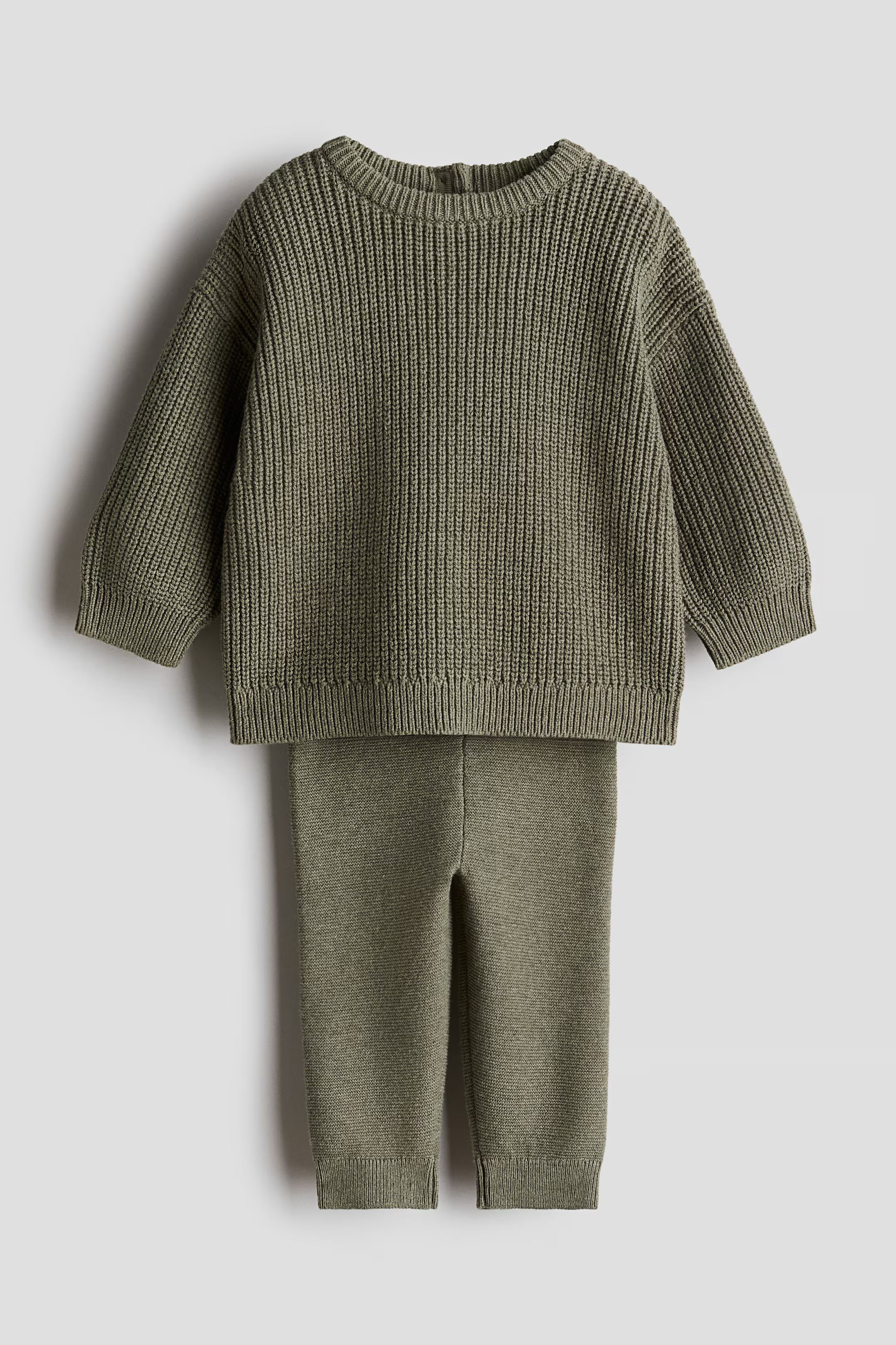 2-piece Cotton Knit Set | H&M (US + CA)