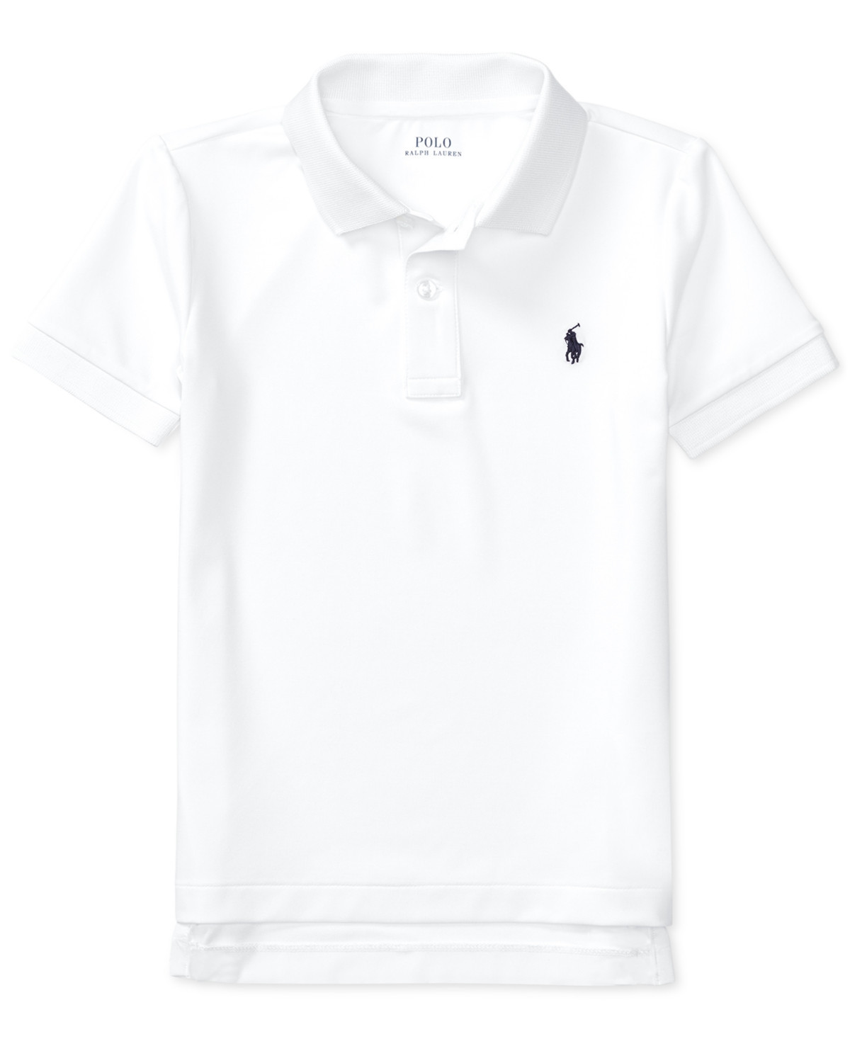 Polo Ralph Lauren Toddler and Little Boys Performance Jersey Polo Shirt - White | Macy's