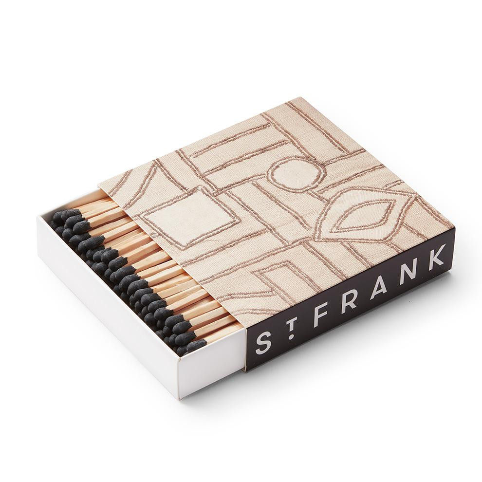 Ecru Maze Kuba Cloth -  Matchbox | St. Frank (US)