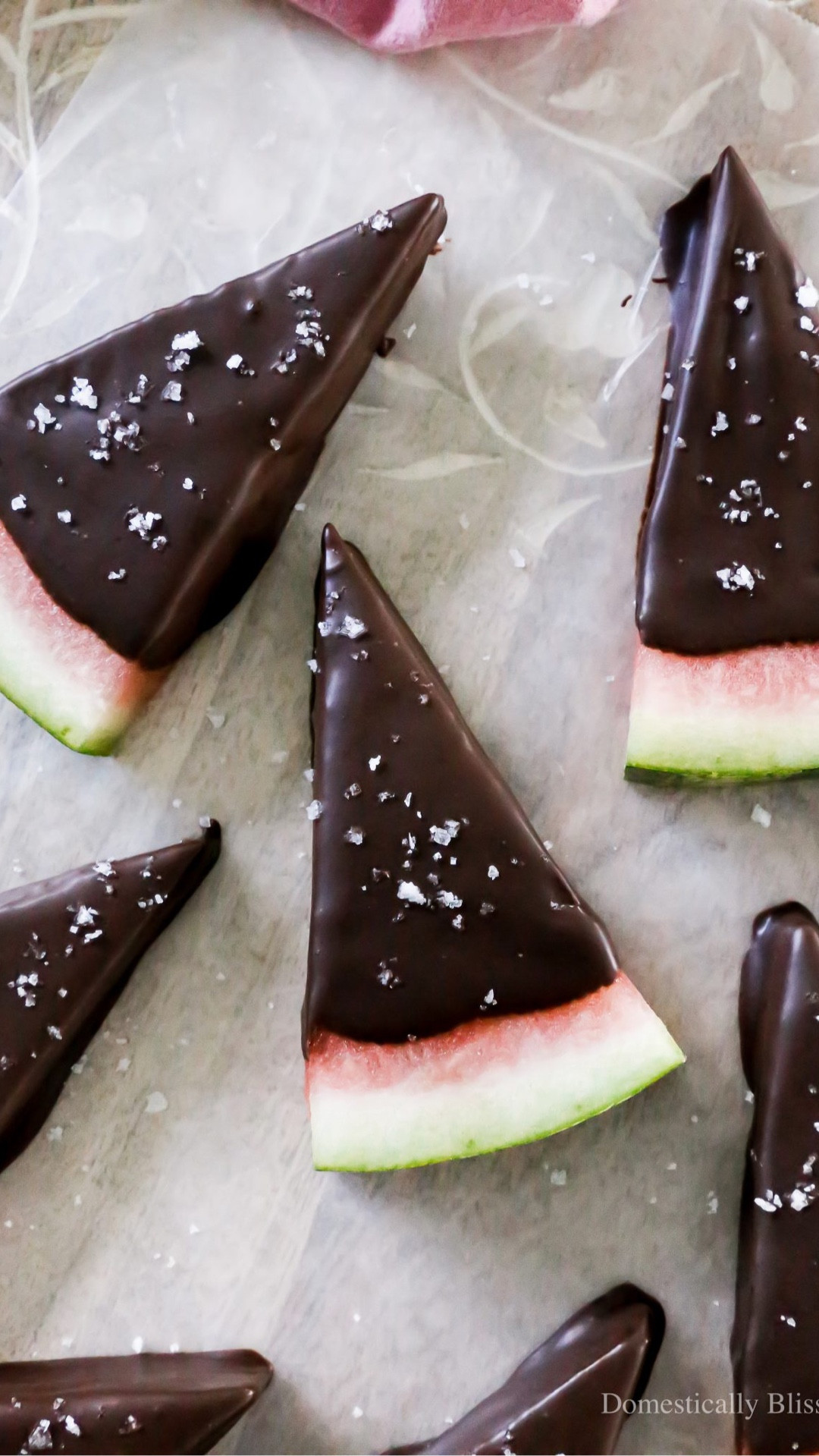 This might be the easiest and fastest way to cut a watermelon, especially when you convince your husband to do it! 😉
Just cut a flat edge on both ends, slice the watermelon in half, then use the melon slicer to create perfect slices every time.
Have you used a melon slicer like this before?

See details:
https://domesticallyblissful.com/dark-chocolate-watermelon-slices/

#LTKsummer

#LTKmomlife #LTKfoodie