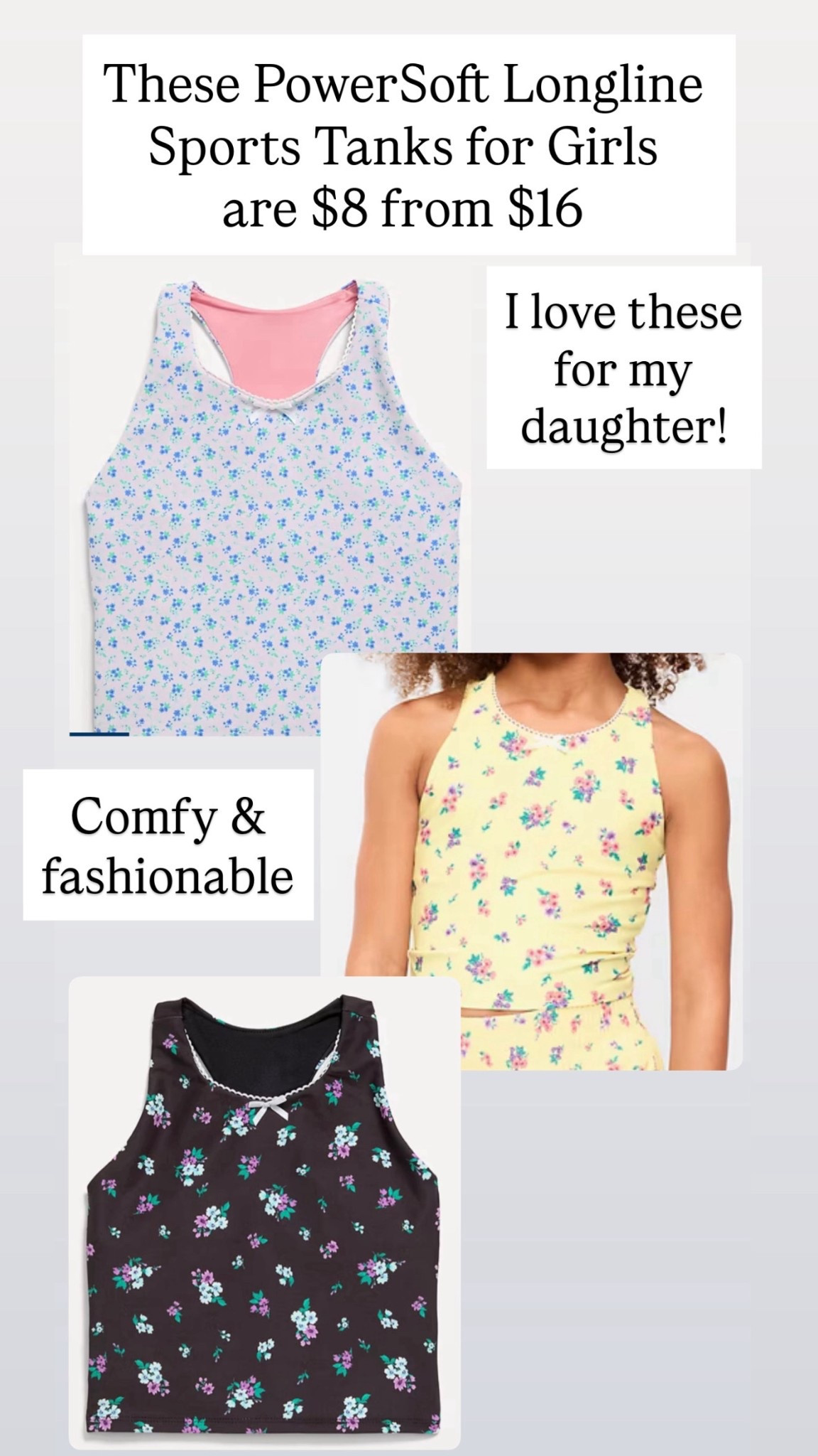 Powersoft sports tanks are on sale for $8

#LTKSaleAlert #LTKKids