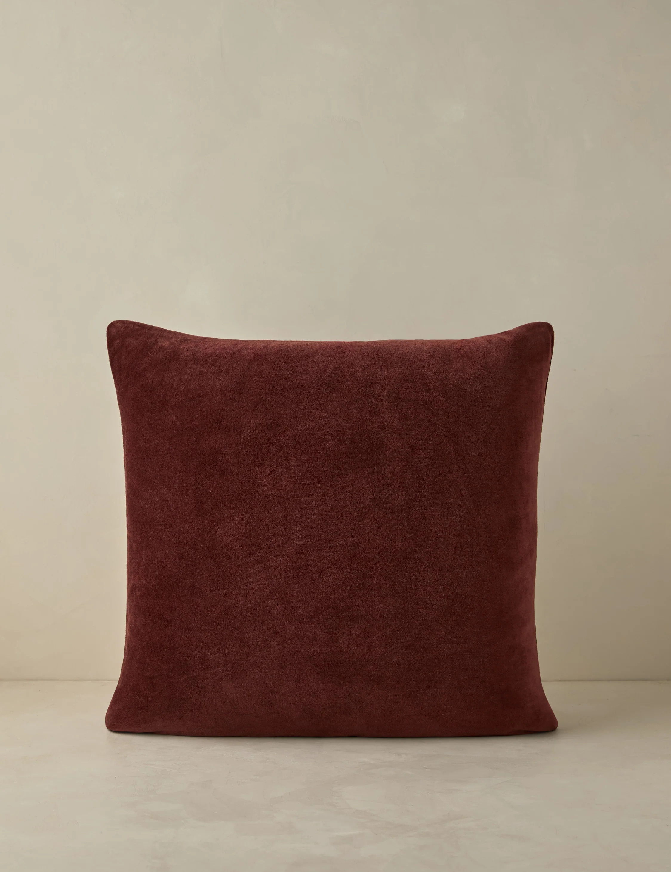 Carmine Velvet Pillow | Lulu and Georgia 