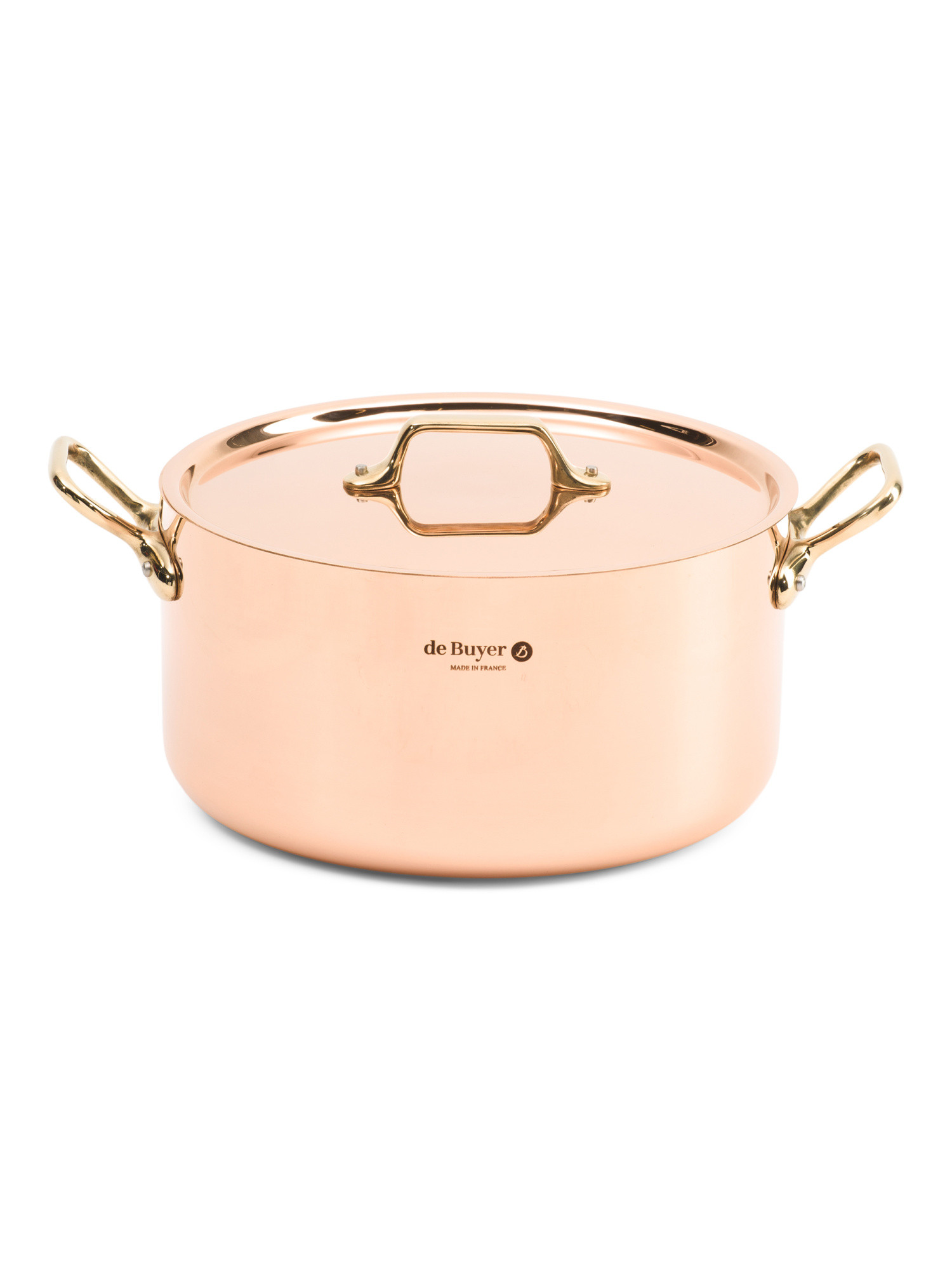 Made In France 5.5qt Copper Coated Stainless Steel Inocuivre Stew Pan | Global Home | Marshalls | Marshalls