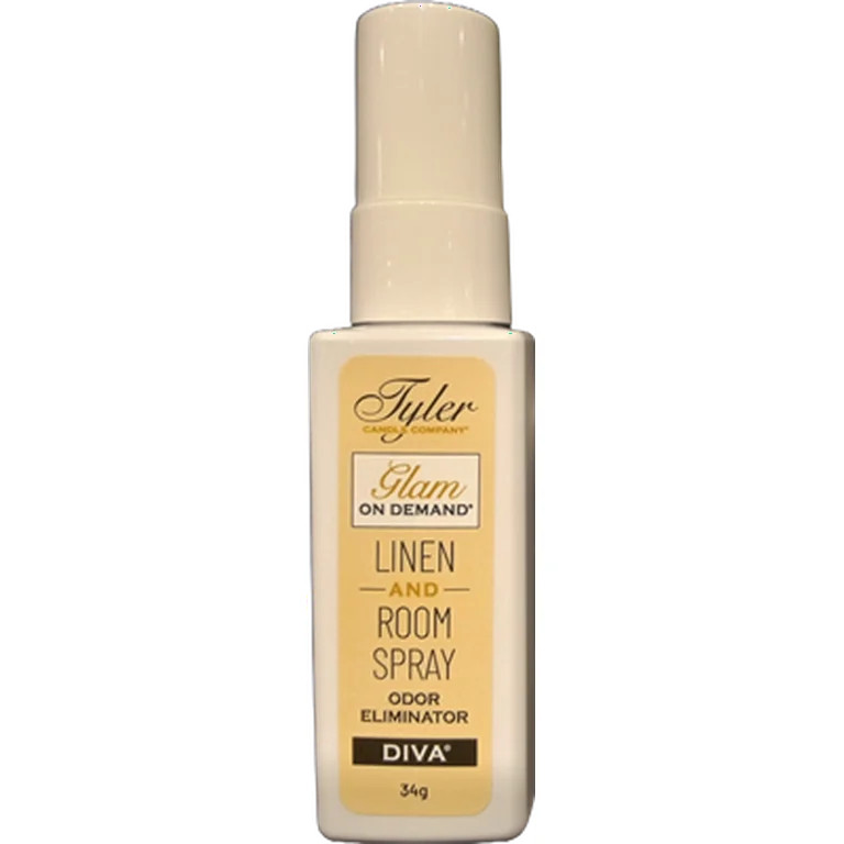 (2 pack) Tyler Candle Company Diva Fabric & Room Spray, Glam on Demand, 1.2 oz (34g), Air Freshen... | Walmart (US)