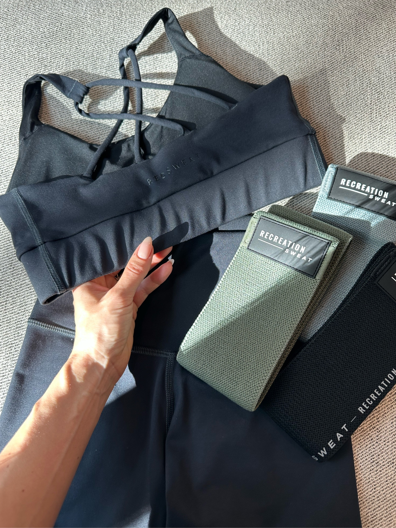 New order from Recreation Sweat 💪🏻 This material is SO soft and I love the sports bra back detail 🤩 Wearing an XS 

#LTKfit