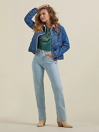 Women's Wrangler® Cowboy Cut® Slim Fit Jean in Bleach | Wrangler