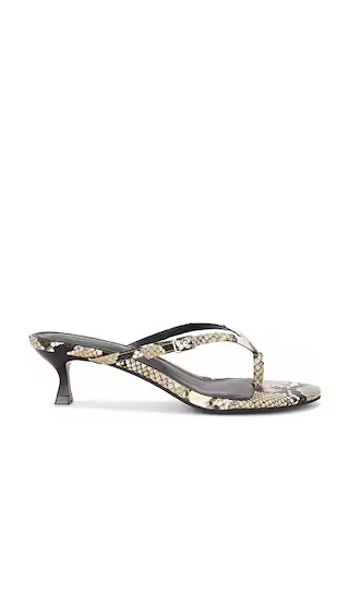 The Tayla Heel Sandal in Snake | Revolve Clothing (Global)