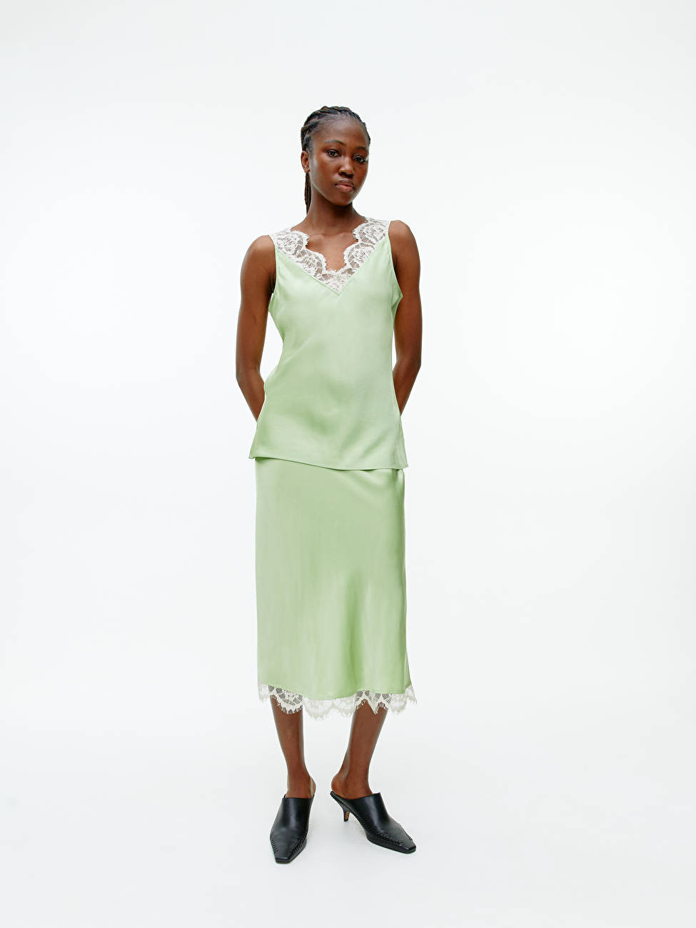 Lace Detail Skirt | ARKET (US&UK)