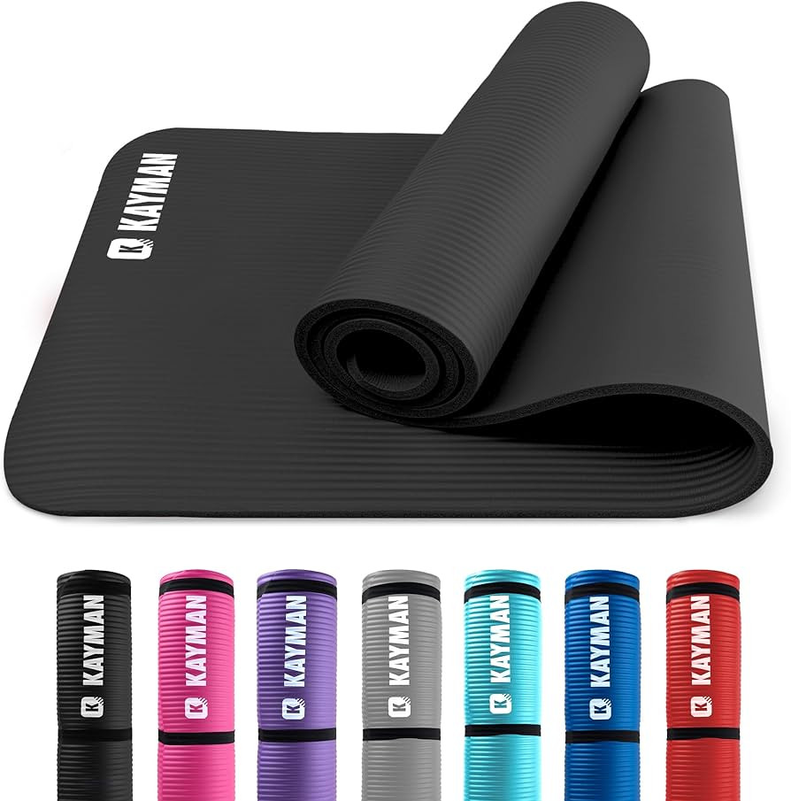 KAYMAN Yoga Mat – Multi-Purpose Extra Thick Foam Exercise Mats – Ideal Floor Mat for Pilates,... | Amazon (UK)