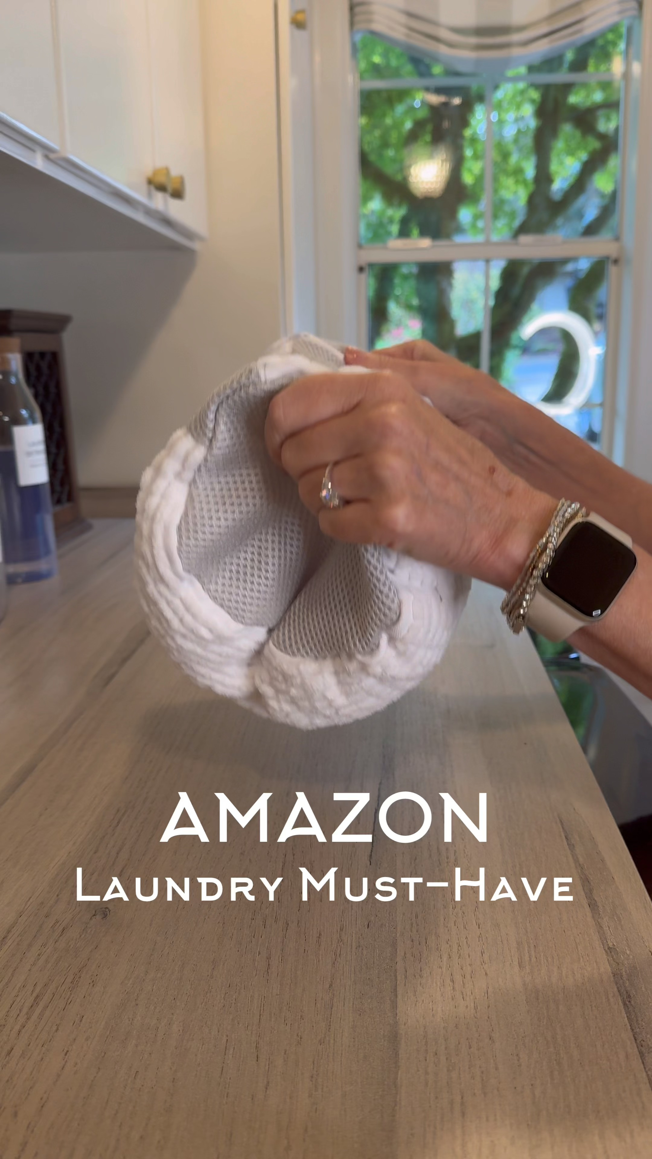 Obsessed with these Laundry Bags for shoes! Mesh laundry bags lined with plush chenille fibers inside to clean gently and effectively! 

Comes with adjustable shoe trees to help maintain the shape of your shoes!

Use the power of your dryer to dry your shoes quickly without damaging your shoes or your machine with this easy fasten mesh dryer bag—attaches effortlessly to the door of your dryer!

#amazonmusthaves #amazonhome #founditonamazon #homehacks #laundryhacks  

 #LTKU #LTKStyleTip