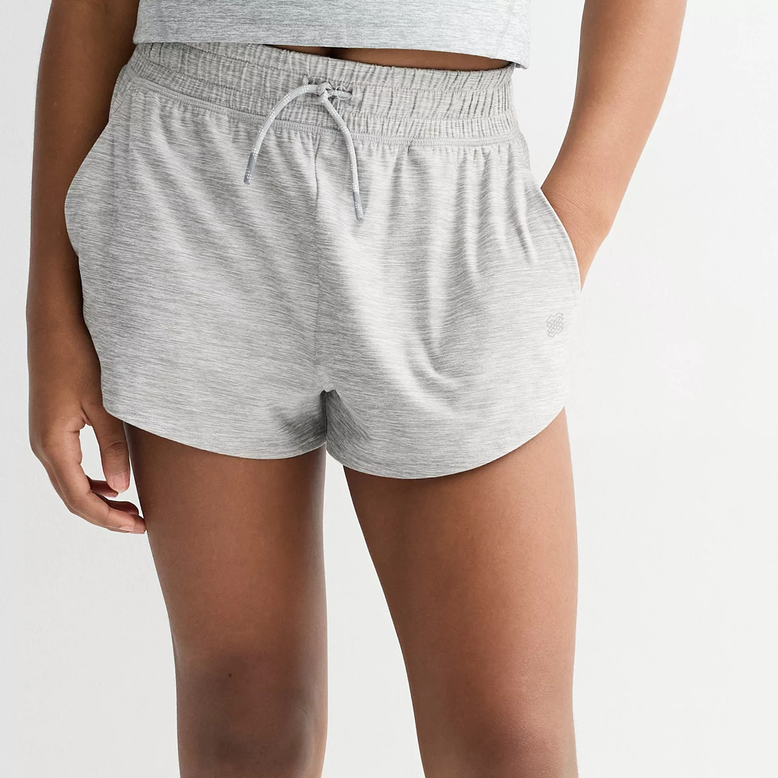 Girls 7-16 FLX Wander Dolphin Shorts, Girl's, Size: Small (7), Cliff Gray | Kohl's