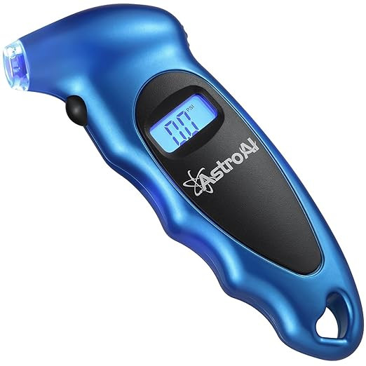 AstroAI Digital Tire Pressure Gauge 150 PSI 4 Settings for Car Truck Bicycle with Backlit LCD and... | Amazon (US)