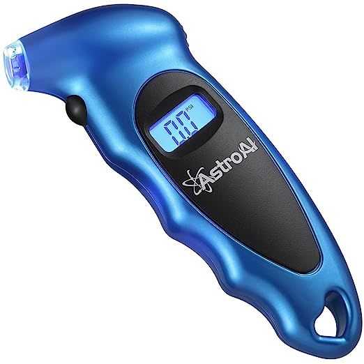 AstroAI Digital Tire Pressure Gauge 150 PSI 4 Settings for Car Truck Bicycle with Backlit LCD and... | Amazon (US)