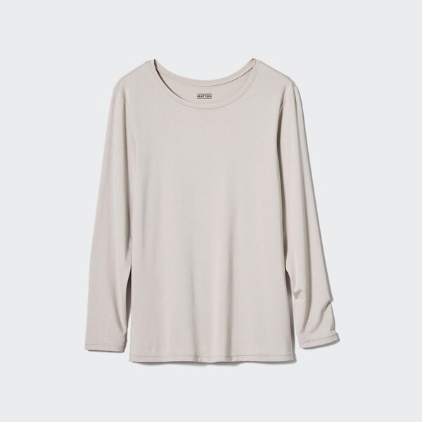 HEATTECH Crew Neck Long-Sleeve T-Shirt | UNIQLO (US)