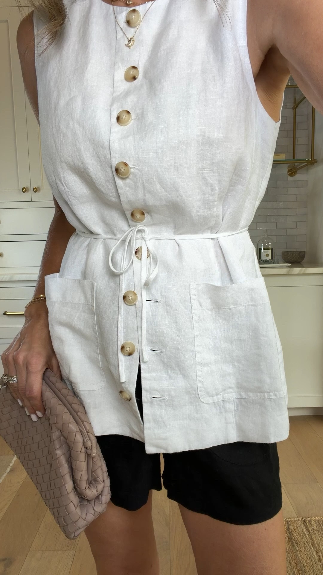 I’m 5’6”
-vest sz XS
-Shorts sz XS 

@Quince #quincepartner


#LTKOver40 #LTKootd