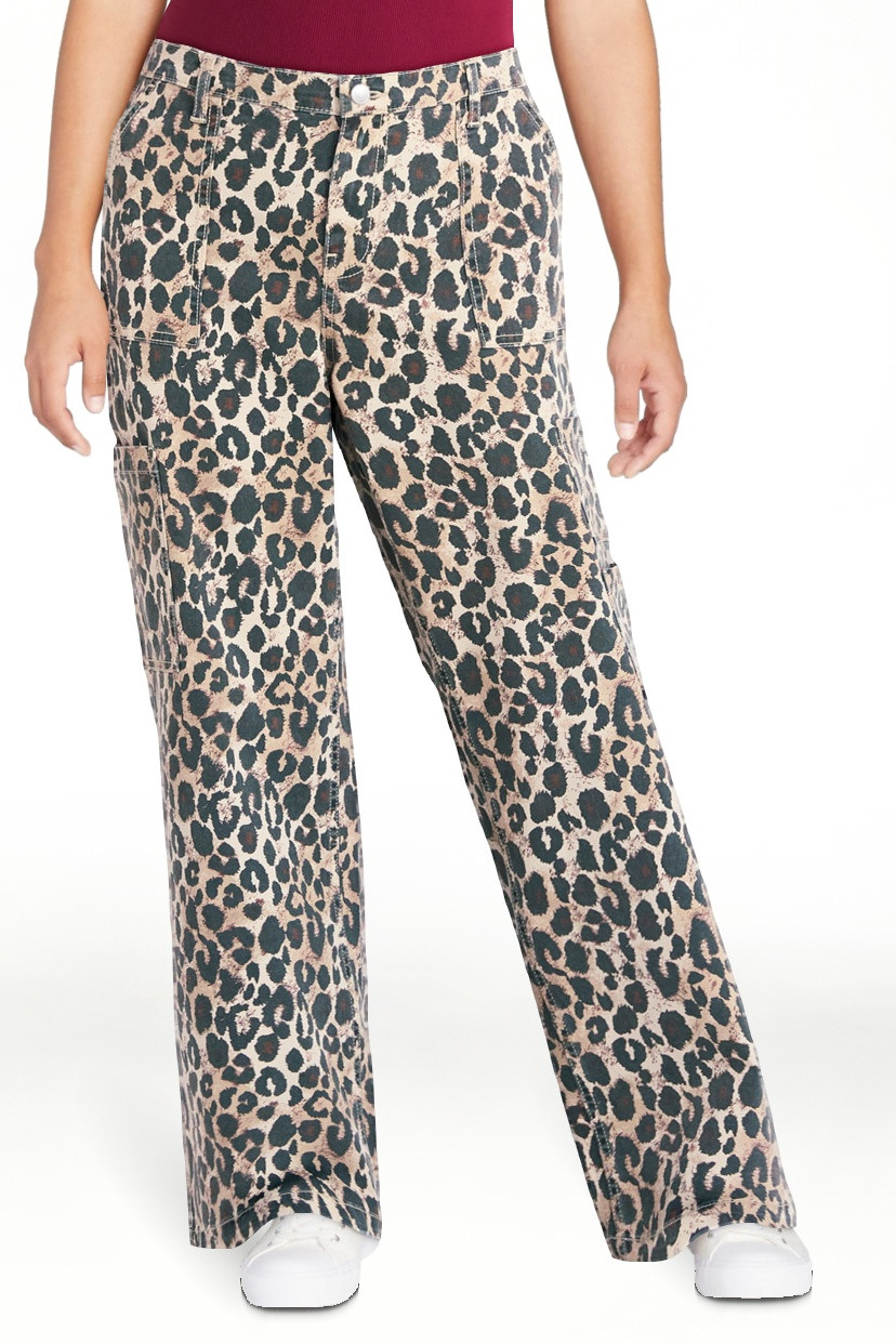 No Boundaries Wide Leg Cargo Pants, 33.5" Inseam, Women's and Women's Plus - Walmart.com | Walmart (US)