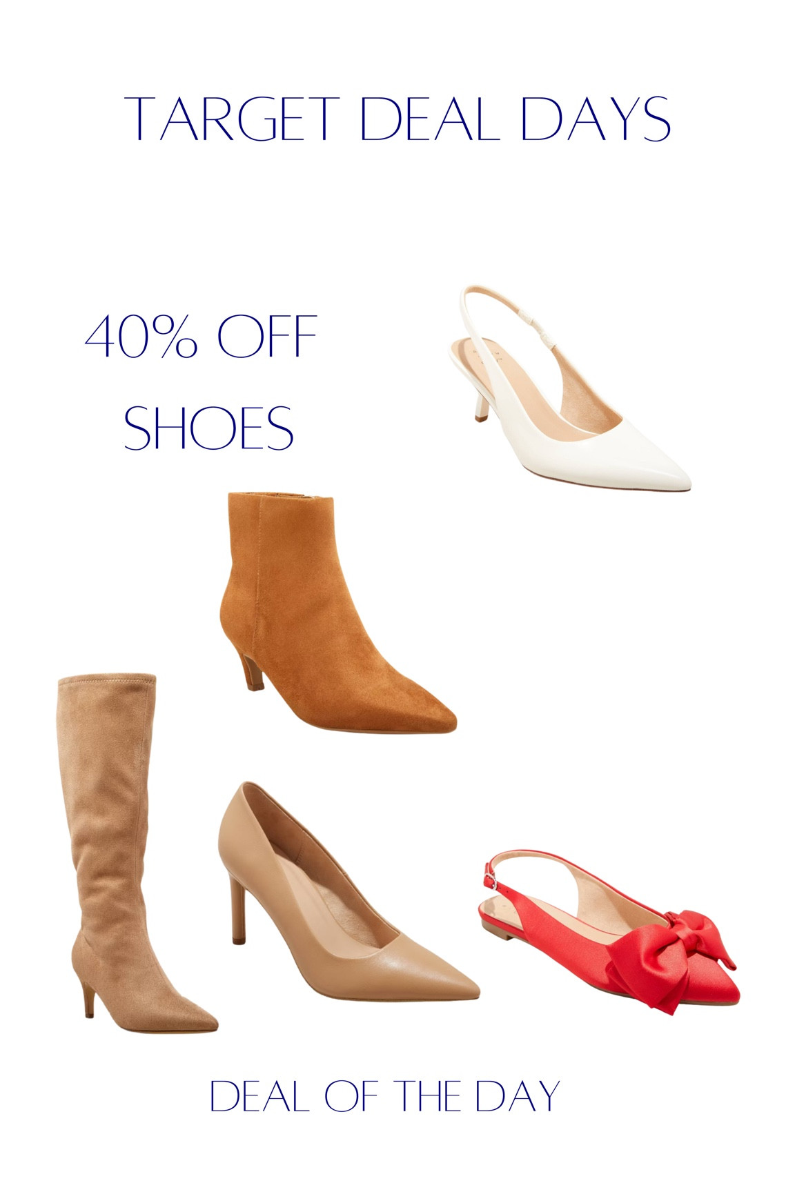 Target Deal Days - Deal of the Day

40% off shoes

#LTKFindsUnder50 #LTKShoeCrush #LTKSaleAlert