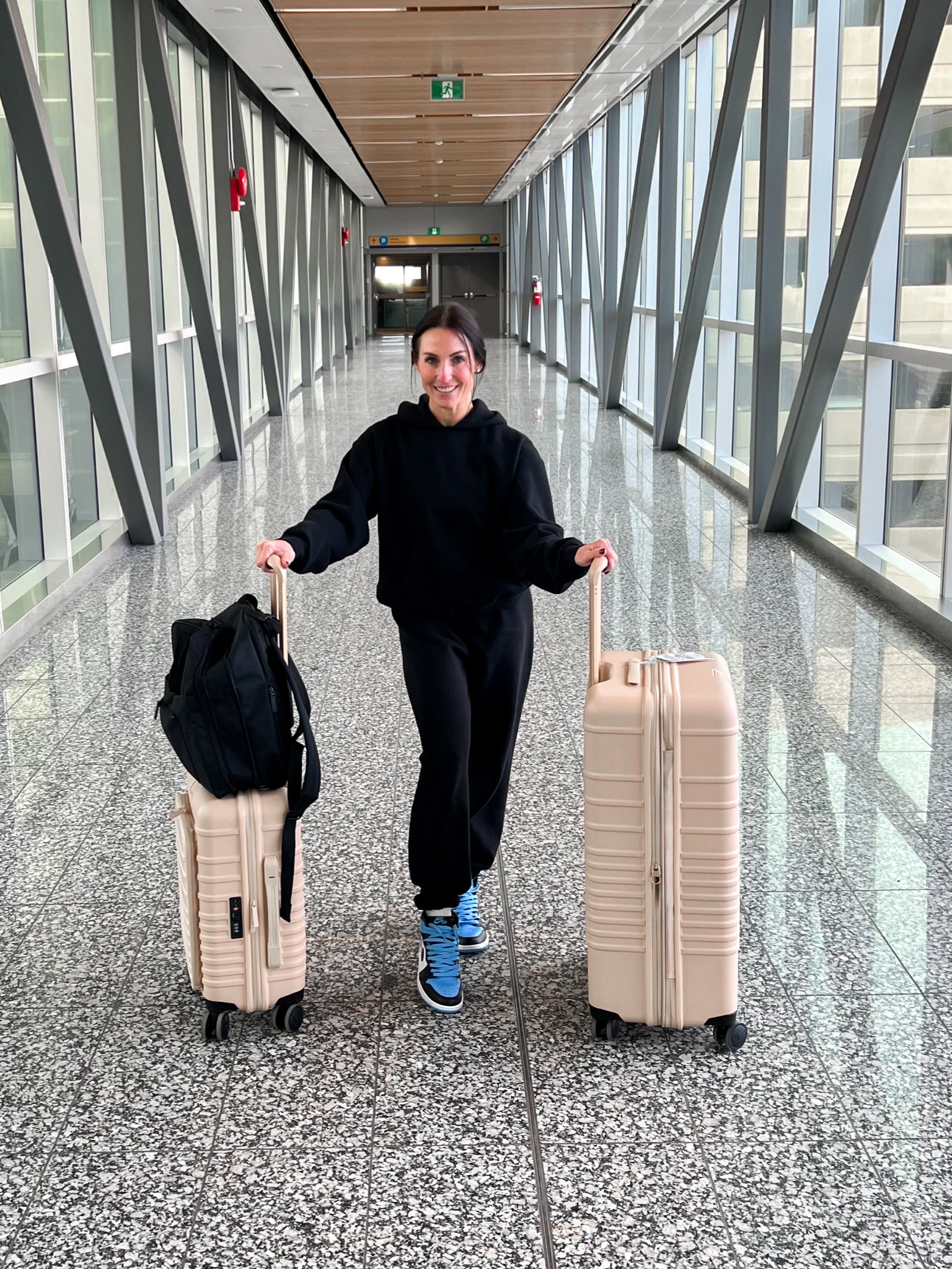 Travel outfit and new luggage 🧳 

#LTKGiftGuide #LTKstyletip #LTKtravel
