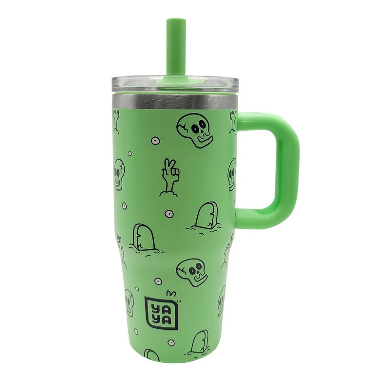 YAYA Halloween My First Travel Tumbler for Toddlers 3+ with Reusable Straw and Spill-Safe Lid, 12... | Walmart (US)