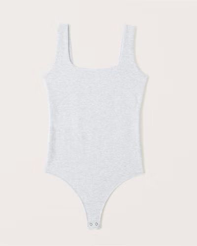 Women's Cotton-Blend Seamless Fabric Tank Bodysuit | Women's Tops | Abercrombie.com | Abercrombie & Fitch (US)