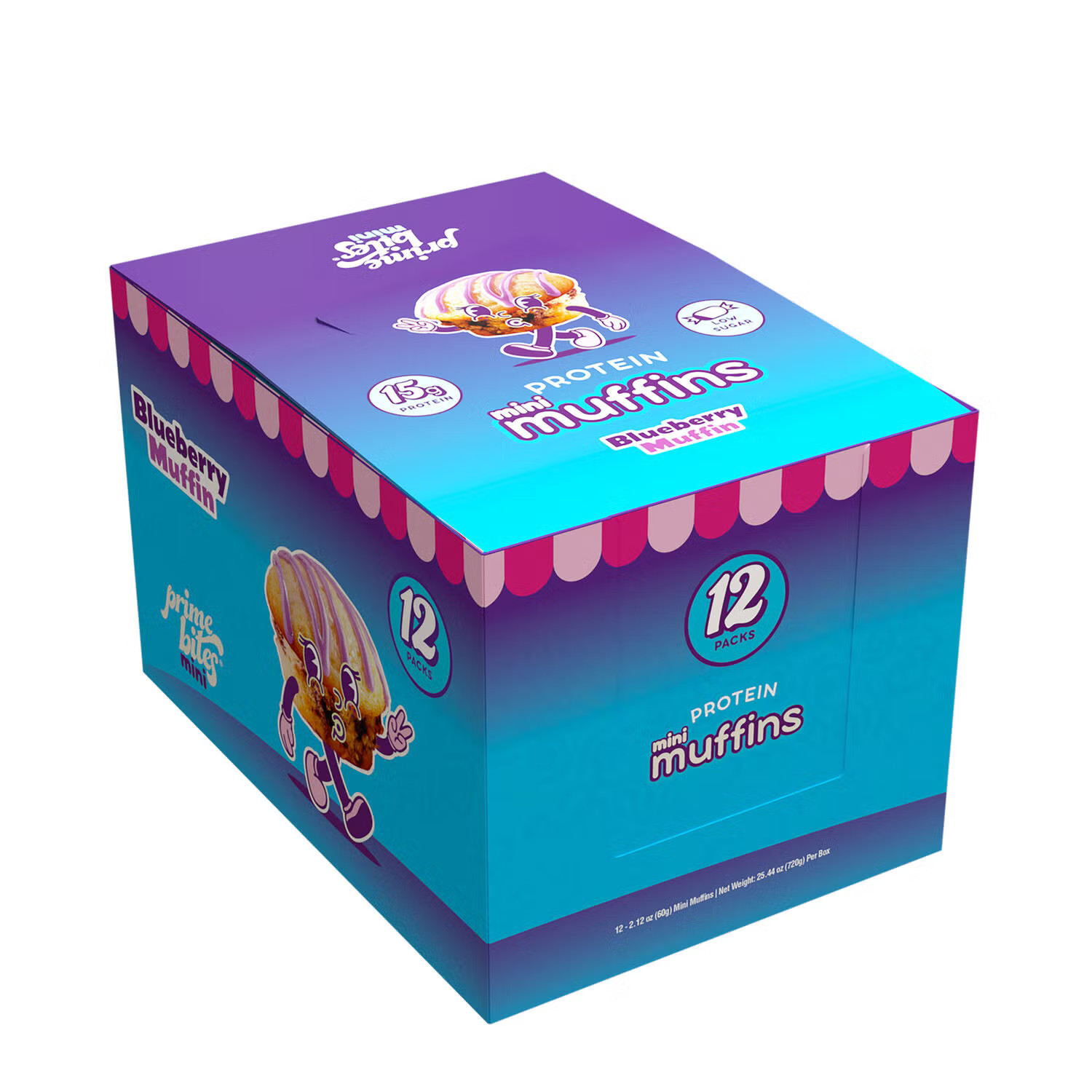Alpha Prime Protein Mini Muffins - Blueberry (12 Packs) | GNC