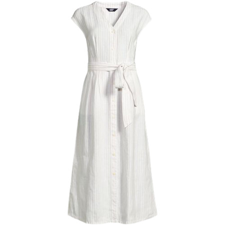Women's Linen Midi Dress | Lands' End (US)