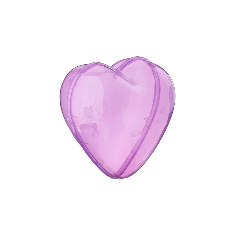 Plastic Heart-Shaped Container, Purple, Valentine's Day by Way To Celebrate | Walmart (US)