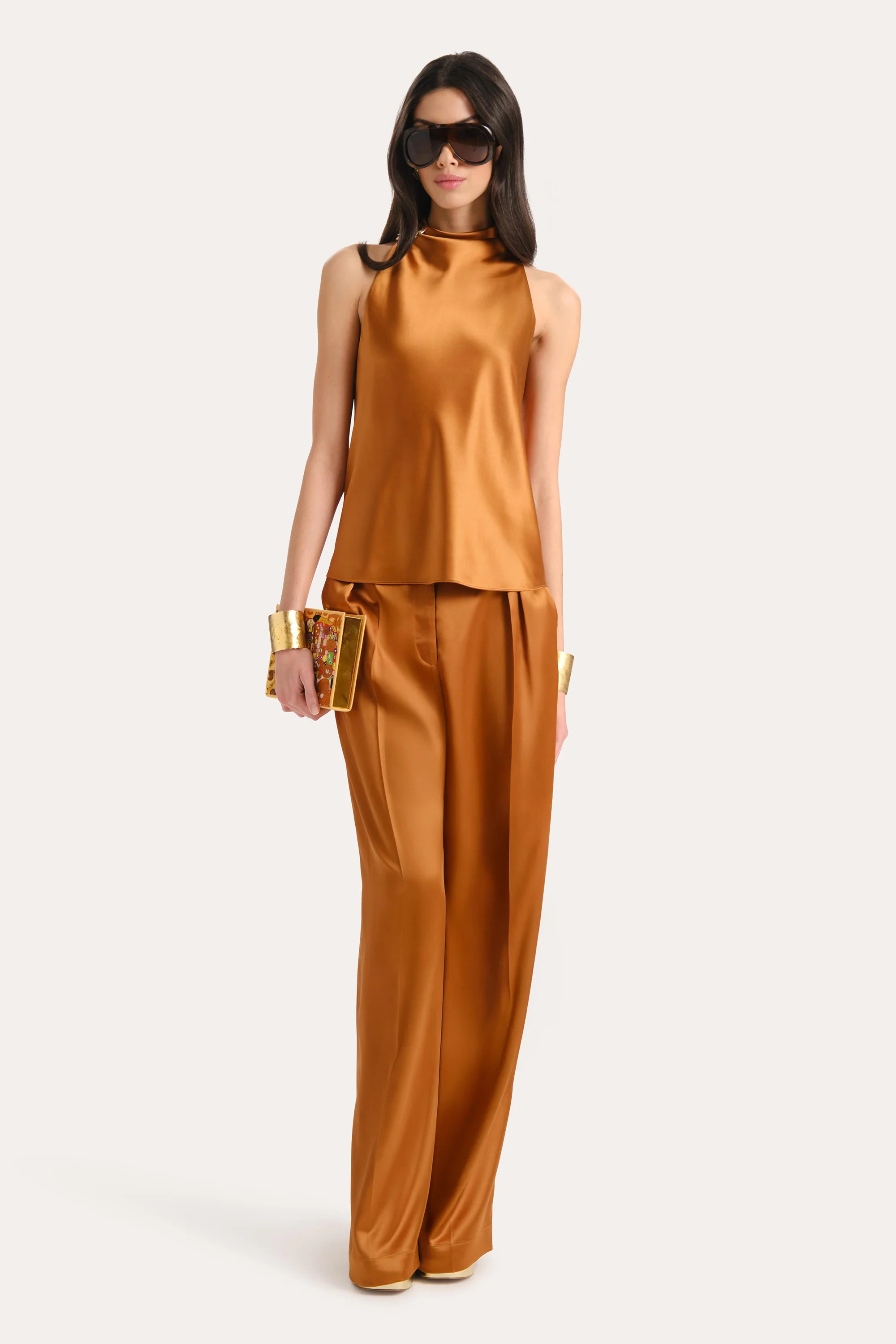 Shira Asymmetric Drape Top | Elie Tahari