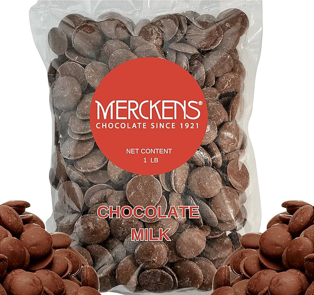 Milk Chocolate Merckens Melting Wafers 1LB – Smooth and Creamy, Perfect for Dipping, Baking, Ca... | Amazon (US)