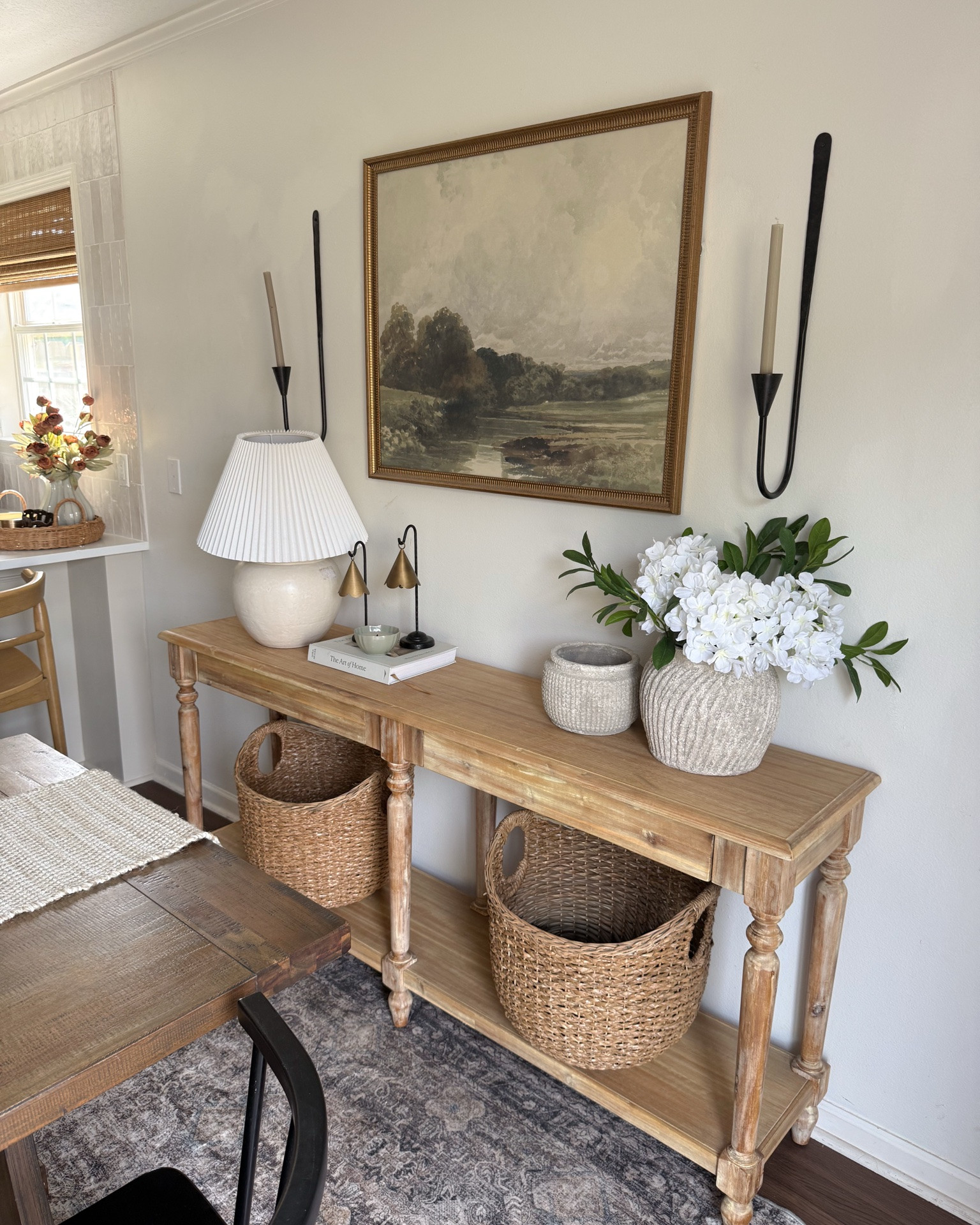 Console table styling idea 🤍

#LTKHome #LTKSaleAlert #LTKSeasonal