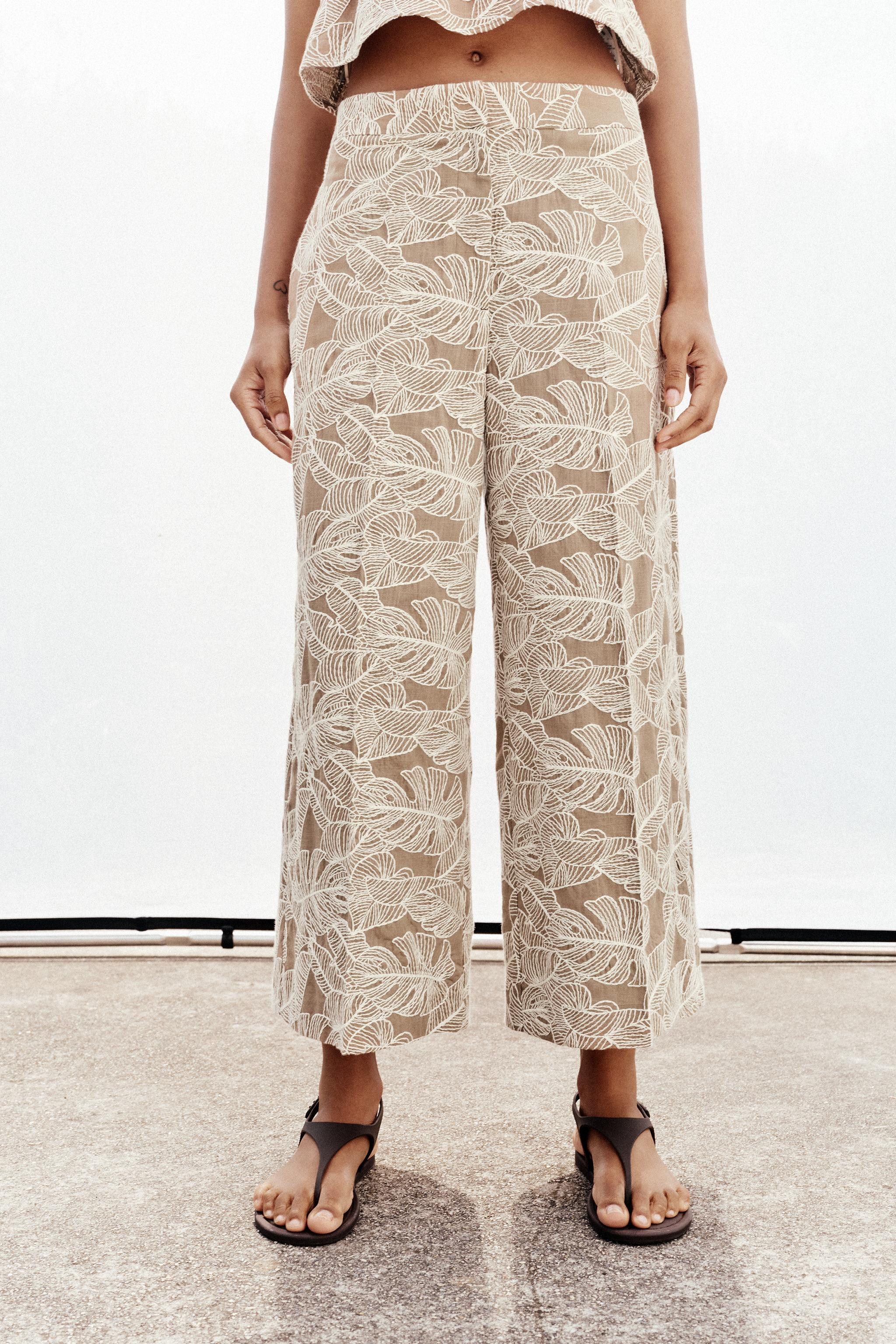 EMBROIDERED CULOTTES | Zara US