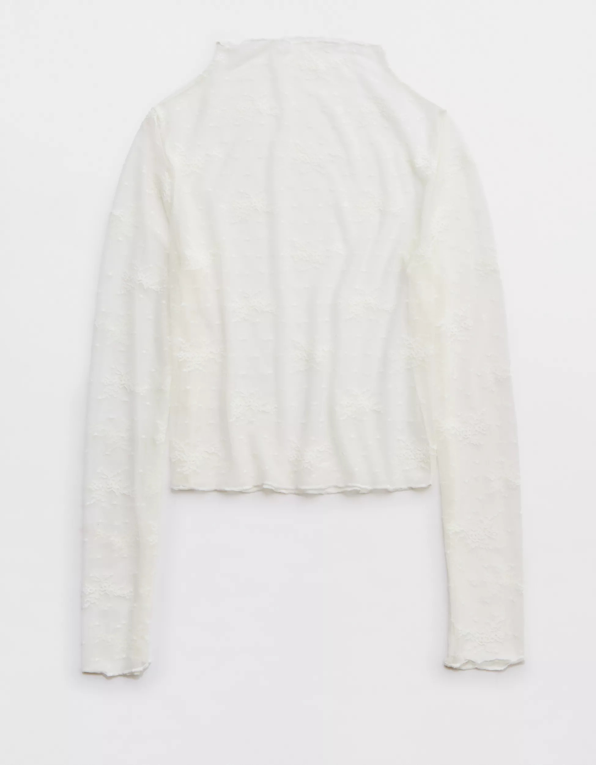 Aerie Level Up Lace Layering T-Shirt | Aerie