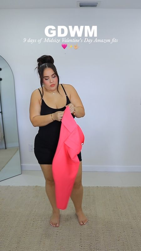 MIDSIZE VALENTINE’S LOOK🩷 Amazon Fashion find – a stunning one-shoulder hot pink bandage dress! Dress and Shaper size L 

curvy size 10/12 outfit inspos, Valentine’s Day outfits, bandage dresses, pink dresses, midsize outfit ideas, affordable everyday outfits, Amazon fashion finds 

#LTKmidsize #LTKstyletip #LTKVideo