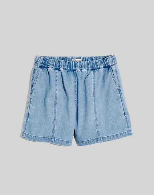 Denim Easy Pull-On Shorts in Rathmore Wash | Madewell