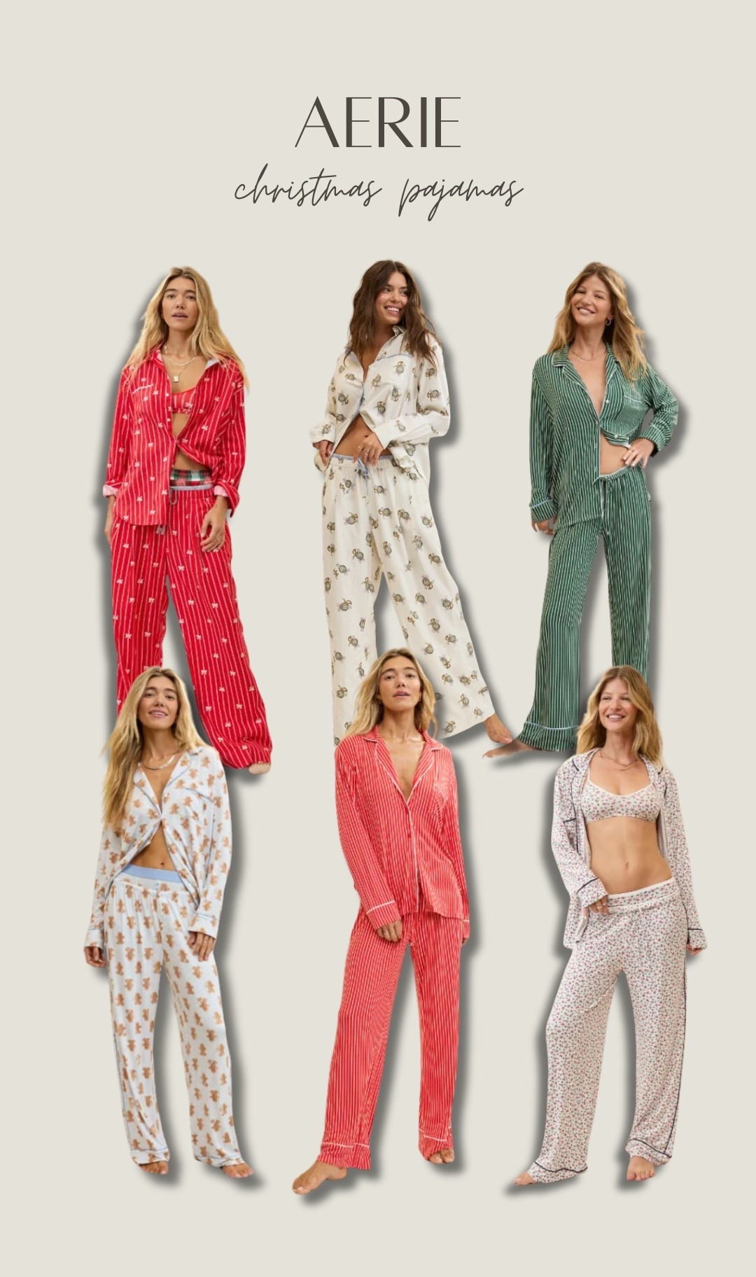 Aerie Christmas pjs 🎄❤️ use code: COZYSAVES for an extra 25-35% off!

#LTKSaleAlert #LTKFindsUnder100 #LTKSeasonal