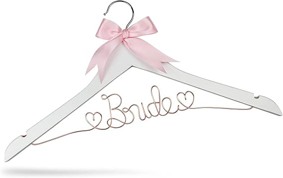 Bride to Be Wedding Dress Hanger, Bride Hanger for Wedding Dress, Wooden Wedding Hanger, Bridal H... | Amazon (US)
