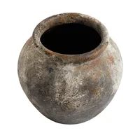 Joss & Main Zera Fresnel Rust Gray Indoor / Outdoor Terracotta Table Vase | Wayfair | Wayfair North America
