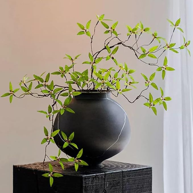 Melorca&Guilla Artificial Plants,4PCS 43.3" Green Faux Branches for Vase,Faux Greenery Stems Vase... | Amazon (US)