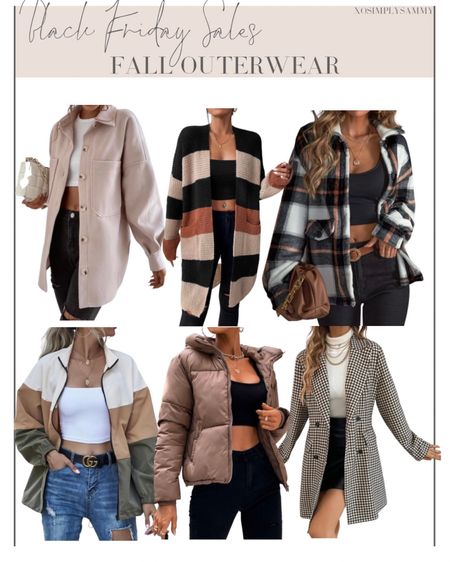 Fall fashion outfit inspo , plaid shackets , jackets , coats , cardigans , puffer coat , blazer jacket , bomber jacket , gifts for her , holiday gift guide 

#LTKHoliday #LTKCyberweek #LTKGiftGuide