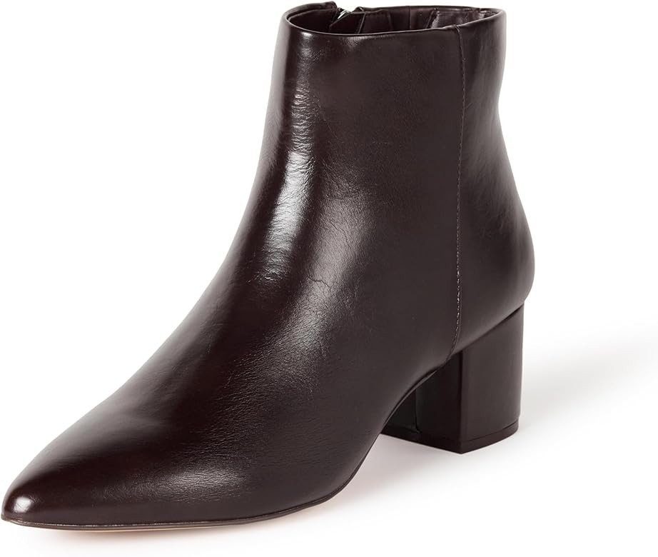 The Drop Women's Jessi Side-Zip Block Heel Ankle Boot | Amazon (US)
