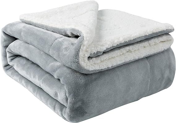 NANPIPER Sherpa Blanket Twin Thick Warm Blanket for Winter Bed Super Soft Fuzzy Flannel Fleece/Wo... | Amazon (US)