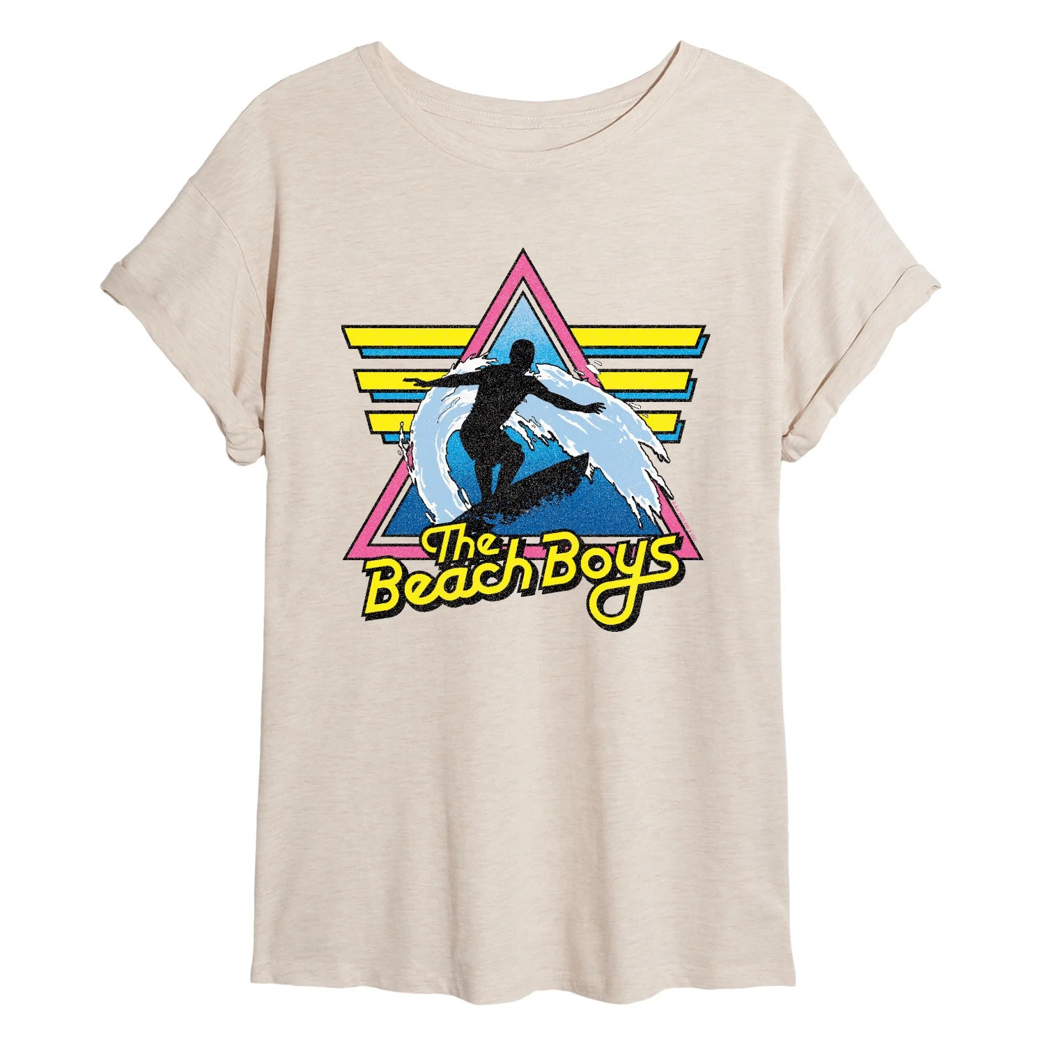 The Beach Boys - Retro Surf Oversized Graphic T-Shirt - Walmart.com | Walmart (US)