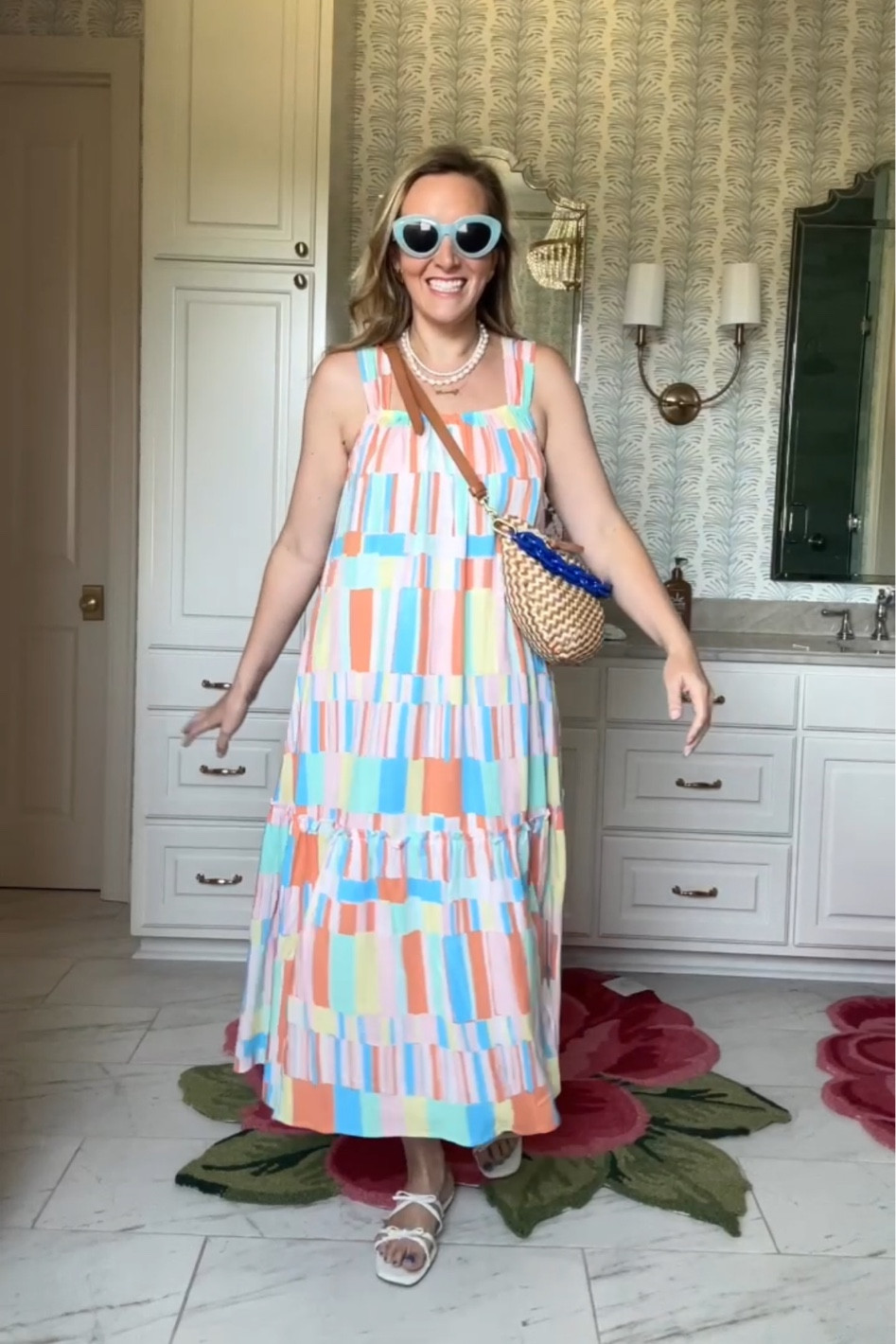 A lightweight flowy dress for the hot summer days and nights. You could dress this up or down. I just wore it bopping around with my kids. 

#LTKMidsize #LTKFindsUnder50 #LTKSeasonal