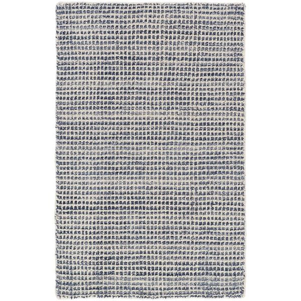Homer Blue Hand Loom Knotted Wool/Viscose Rug | Annie Selke